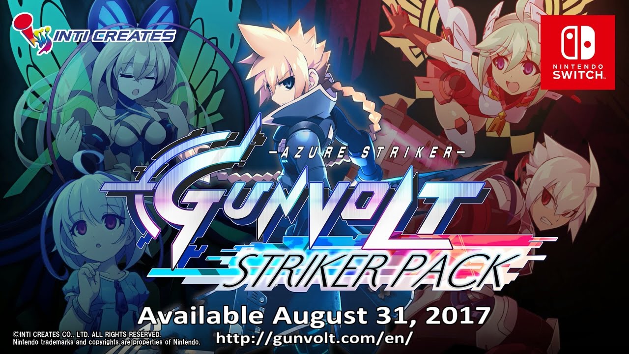 Azure Striker Gunvolt: Striker Pack is coming to the Nintendo Switch
