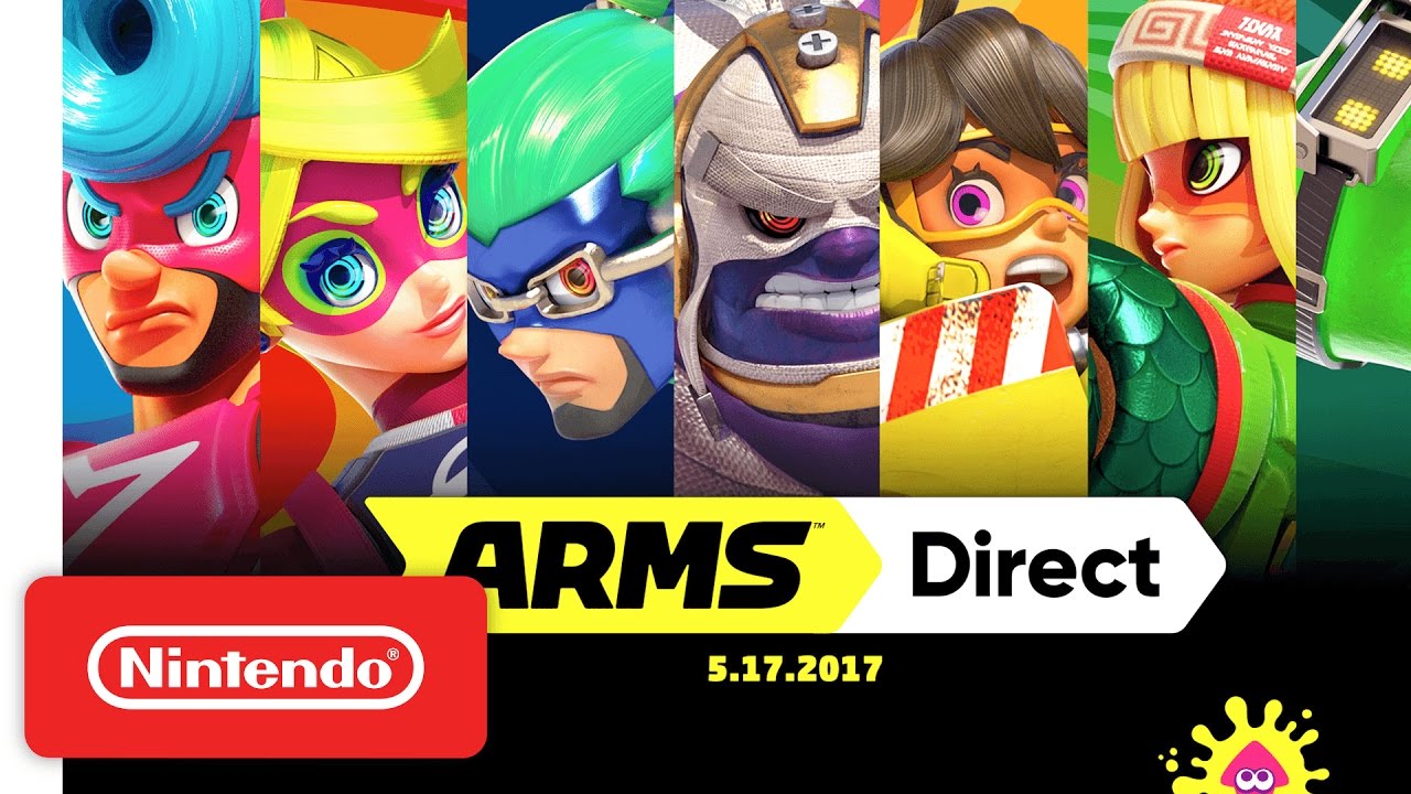 Nintendo shows off ARMS with it’s new Direct. Shows off new Splatoon 2 gear, Global Testpunch